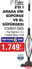 FAKİR STARKY ÖKO 2'Sİ 1 ARADA DİK SÜPÜRGE VE EL SÜPÜRGESİ
